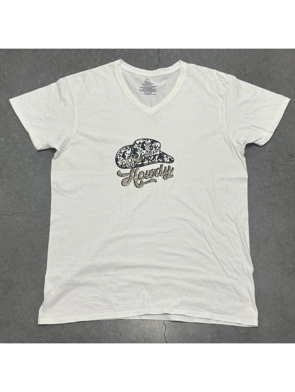 George Howdy V Neck T Shirt